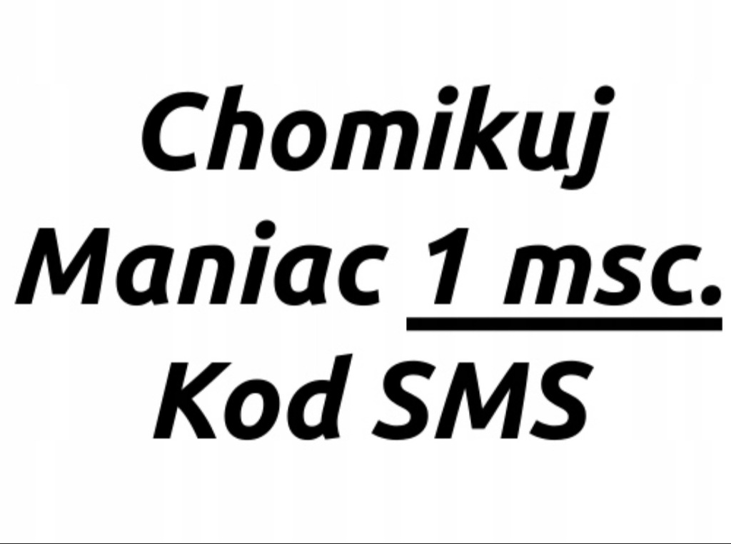 CHOMIKUJ abonament SMS 50 GB natychmiast