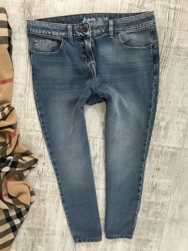 NEXT__figure SPODNIE jeans rurki extra STRETCH 40.