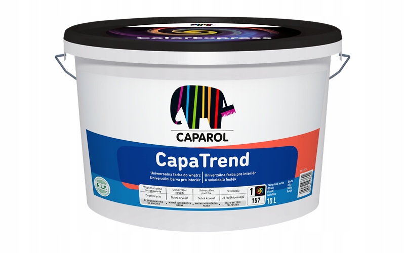 Farba silikonowa ścienna Caparol 10 l biały mat
