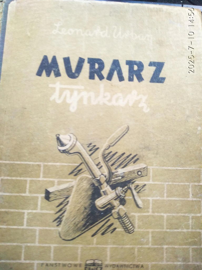 Murarz Tynkarz. Leonard Urban 1962
