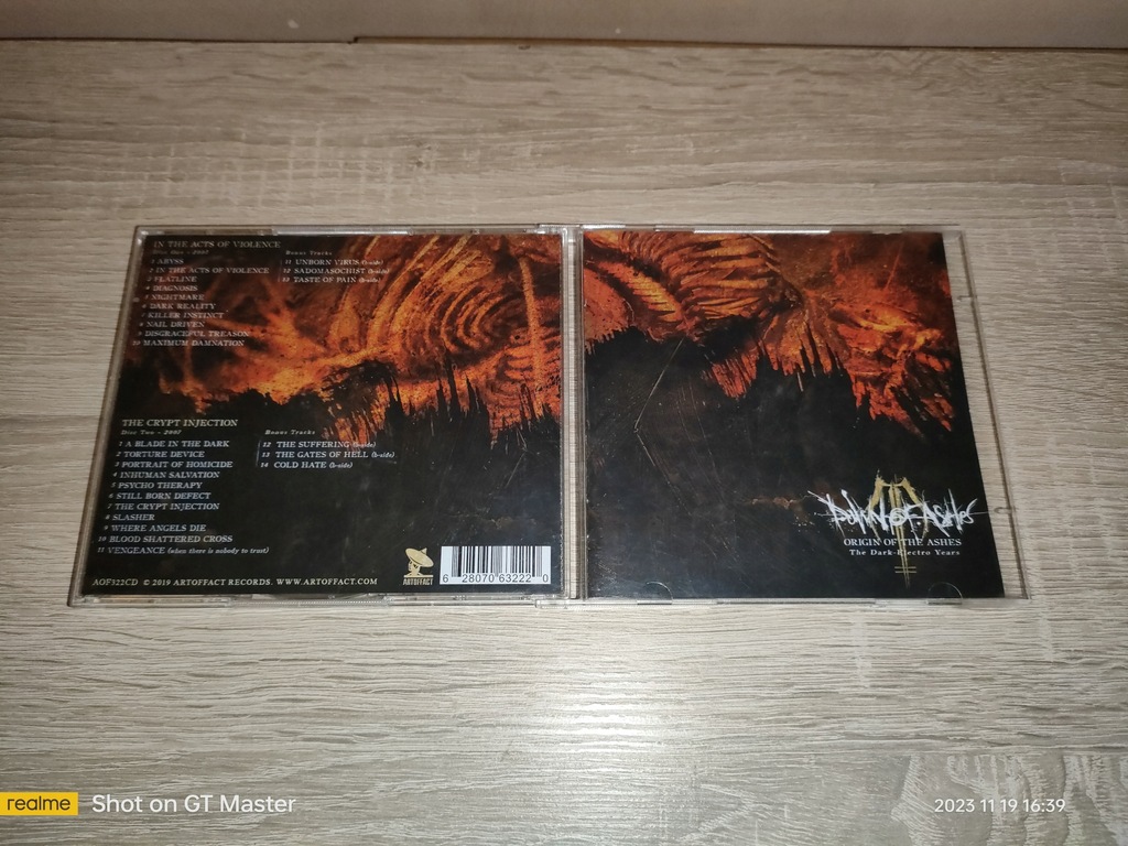 DAWN OF ASHES "Origin of the Ashes" 2 x cd