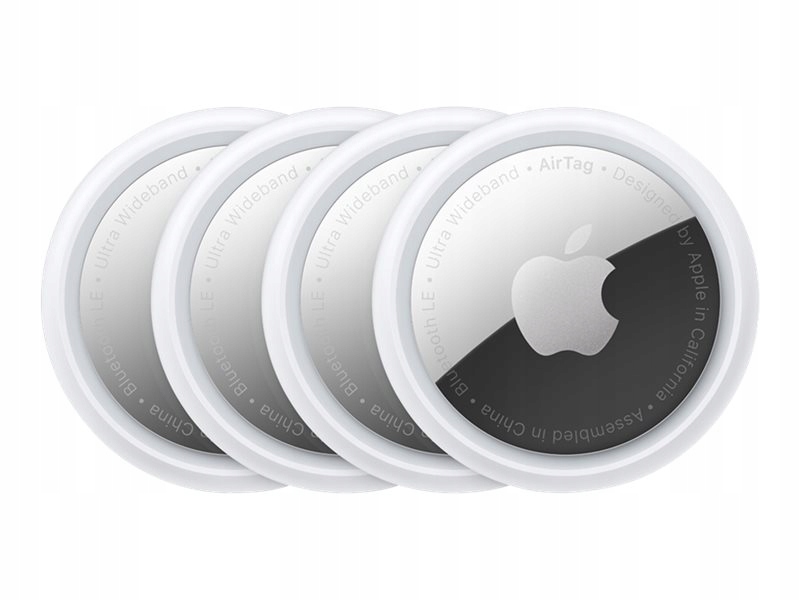 Lokalizator GPS Apple AirTag 4 Pack MX542ZY/A Zestaw 4 Szt.