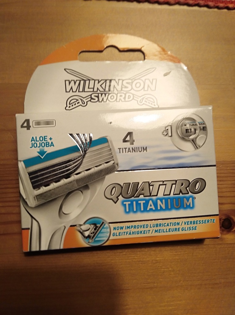 Wilkinson Quattro Titanium 4 szt oryginalne!
