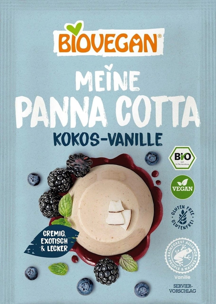 DESER KOKOSOWY PANNA COTTA W PROSZKU WEGAŃSKI BEZGLUTENOWY BIO 46 g