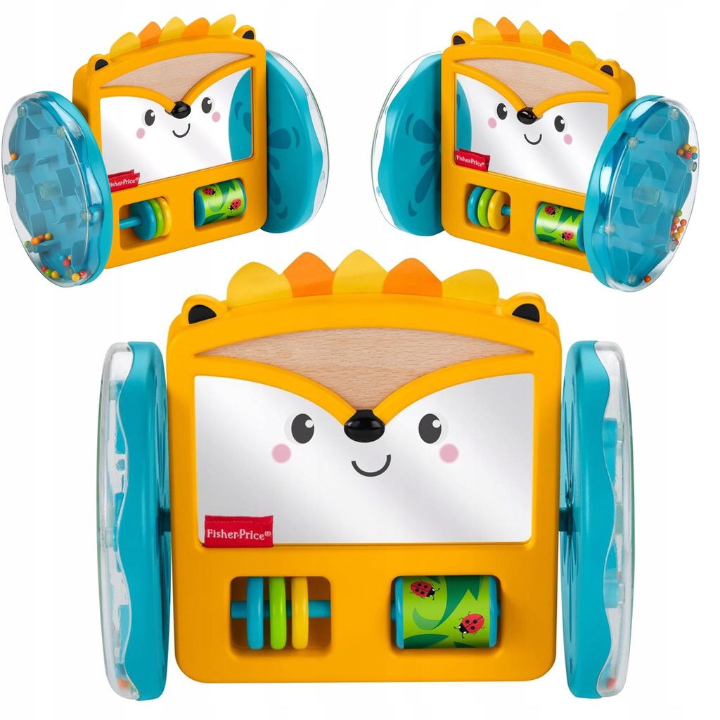 FISHER PRICE KOLOROWE ZWIERZĄTKA JEŻ LUSTRO GJW14