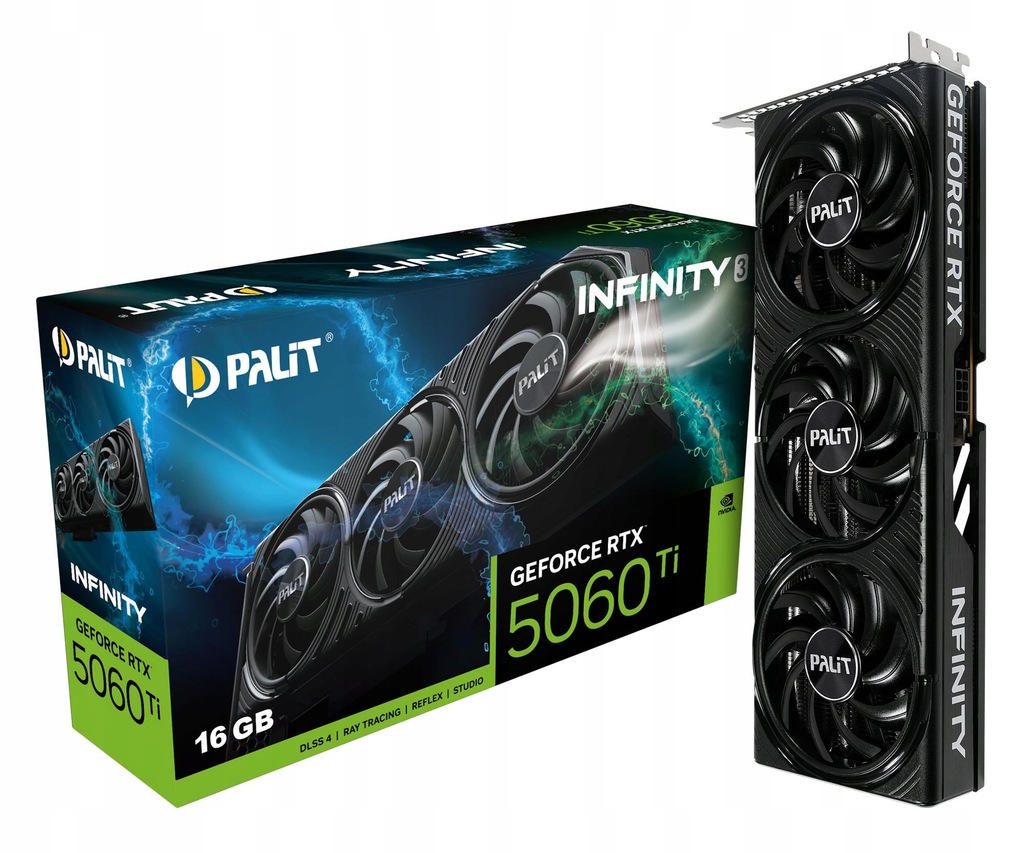 Karta graficzna Palit GeForce RTX 5060 Ti Infinity 3 16GB GDDR7 DLSS4
