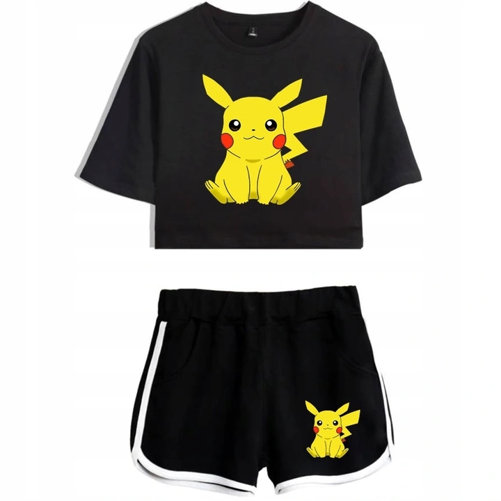 KOMPLET DRES PIŻAMA PIKACHU POKEMON ROZMIAR 146