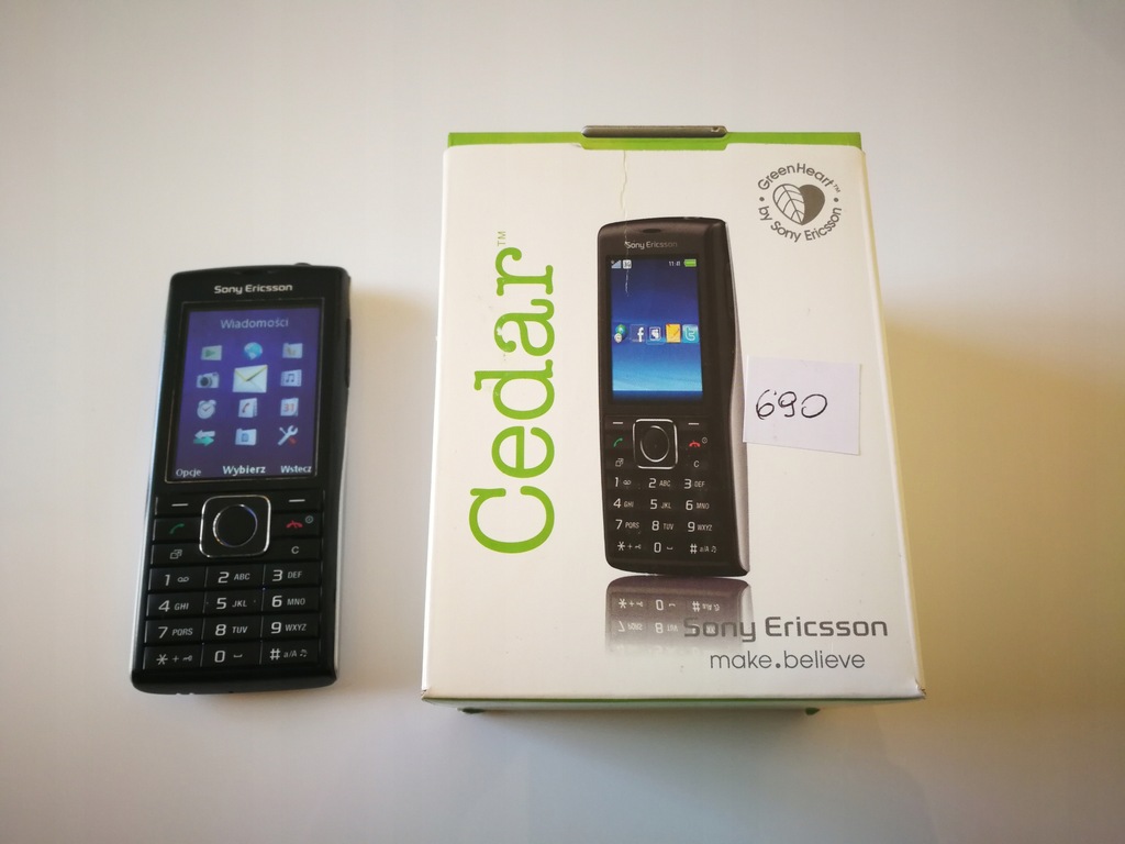 Telefon Sony Ericsson Cedar J108i, srebrny