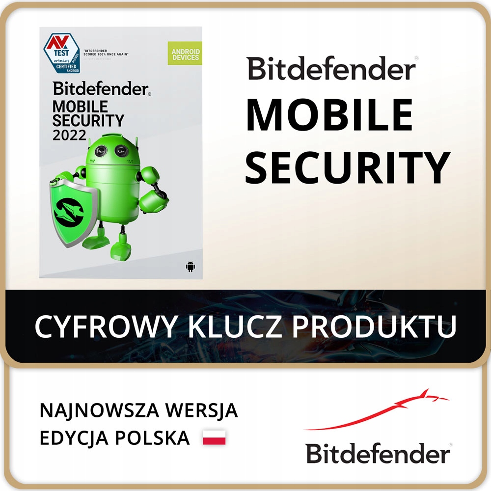 Bitdefender Security for Mobile Android 2022 1 Rok