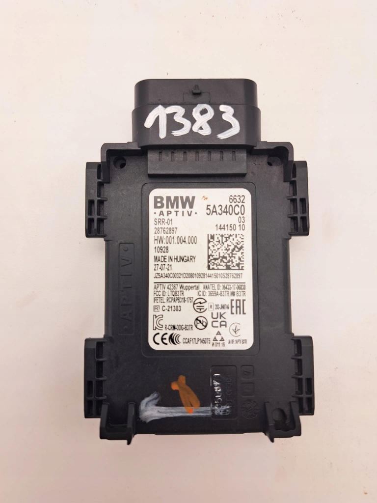 BMW G05 G06 G30 G31 RADAR ASYSTENT PASA RUCHU 5A340C0 D1383