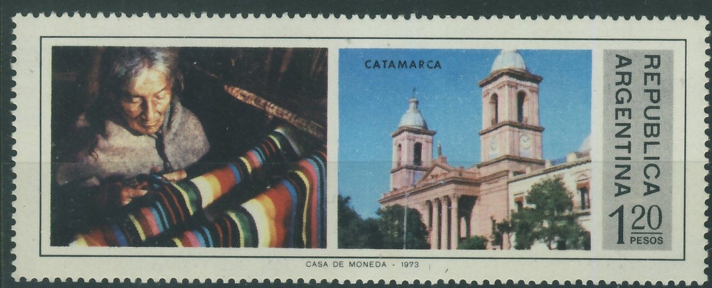 Argentina 1,20 pesos - Catamarca Kosciół