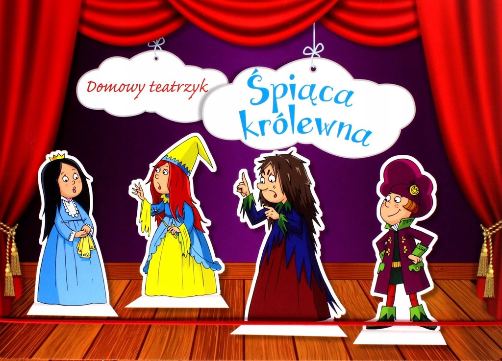 ŚPIĄCA KRÓLEWNA DOMOWY TEATRZYK (KSIĄŻKA)