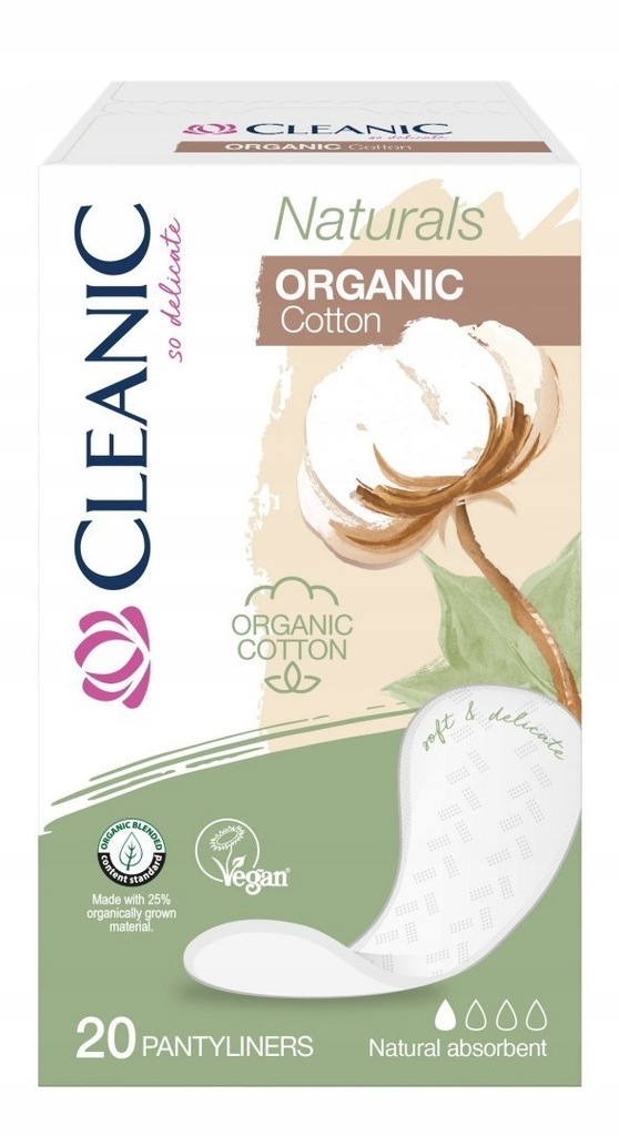 Cleanic Naturals Wkładki higieniczne Organic Cotto