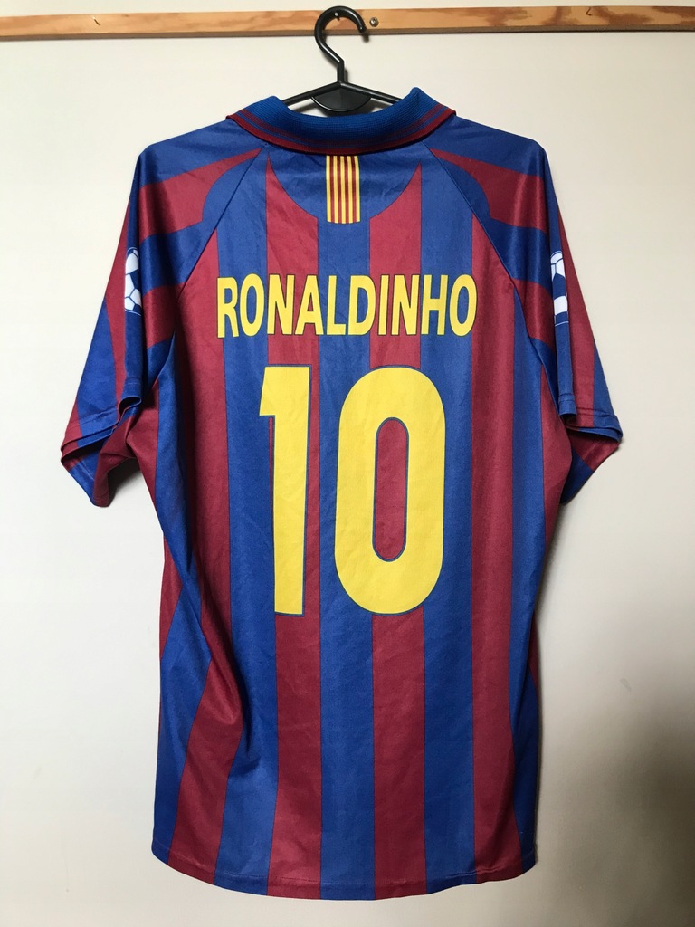 新品❗️未使用FC Barcelona RONALDINHO 10番レプリカユニ F.C. Barcelona - nr 10 Ronaldinho UNIKAT - 11220846664