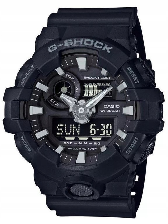 ZEGAREK MĘSKI CASIO G-SHOCK GA-700-1BER