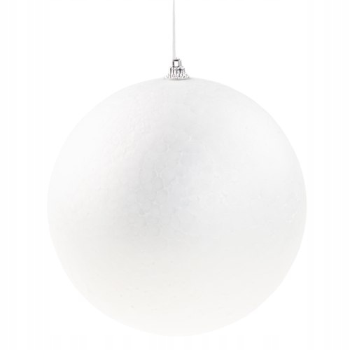 TG34726 KULA STYROPIANOWA BOMBKA z ZAWIESZKĄ 15CM BOMBKI ZE STYROPIANU styr
