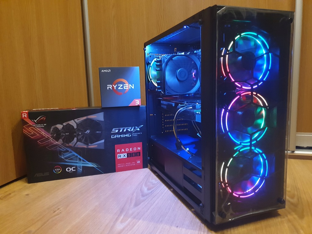 Купить Компьютер Ryzen 3 RX 580, 8 ГБ 16 ГБ ОЗУ + твердотельный накопитель: отзывы, фото, характеристики в интерне-магазине Aredi.ru