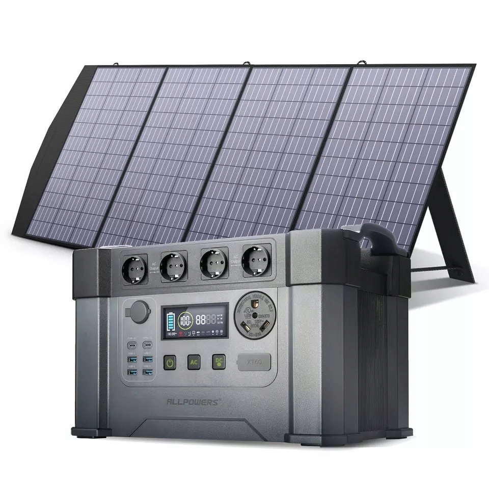 Generator prądu przenośny do paneli słonecznych