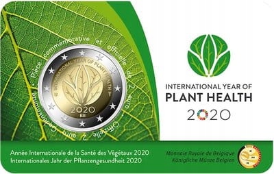 Купить 2 евро Бельгия Год здоровья растений 2020: отзывы, фото, характеристики в интерне-магазине Aredi.ru
