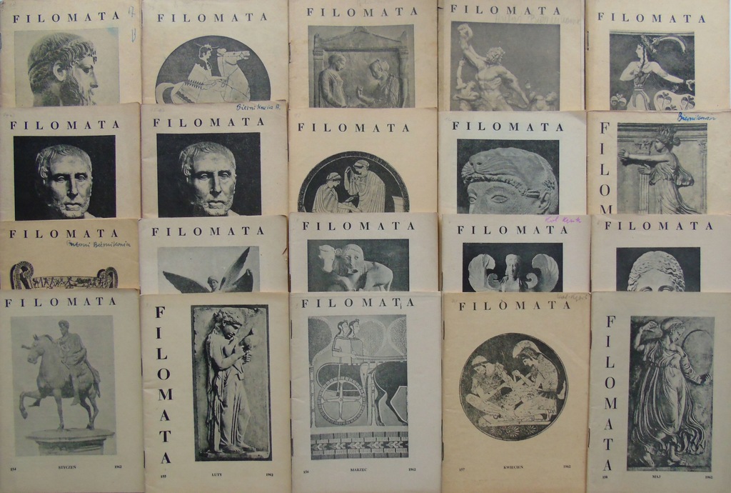 Filomata x19 numery 140-158 1960-1962