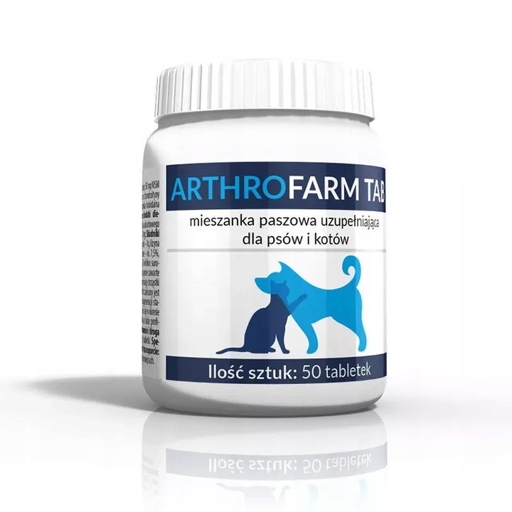 ARTHROFARM 50 Tab Na Stawy dla Psa i Kota Regeneracja Chrząstki