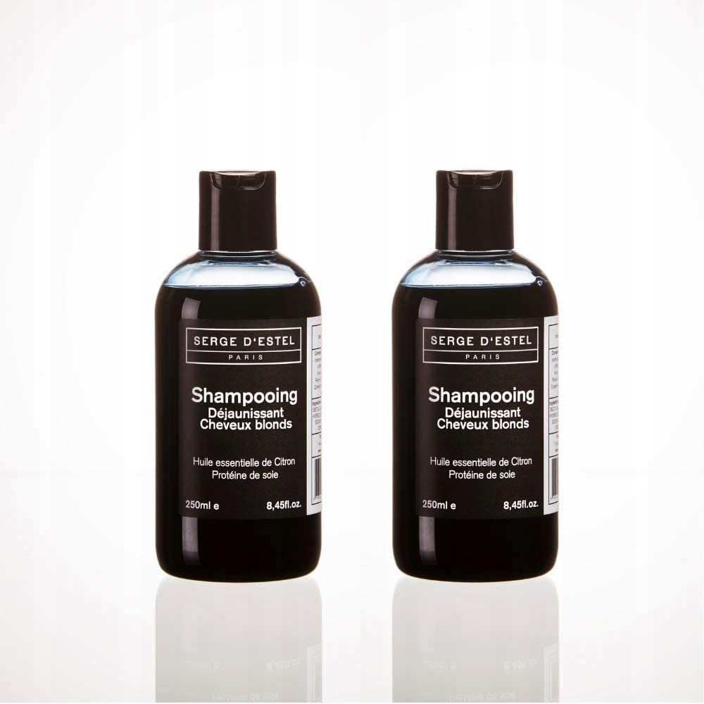 SERGE D'ESTEL szampon do włosów blond siwych 2x250