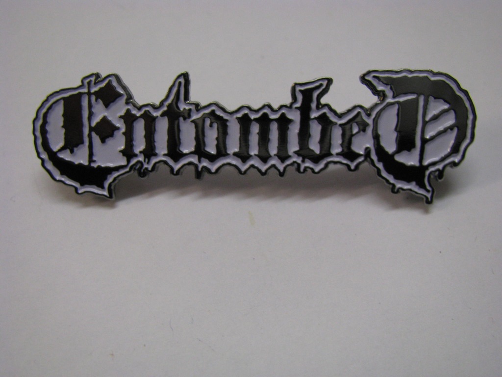 ENTOMBED death rock metal pin metalowy przypinka