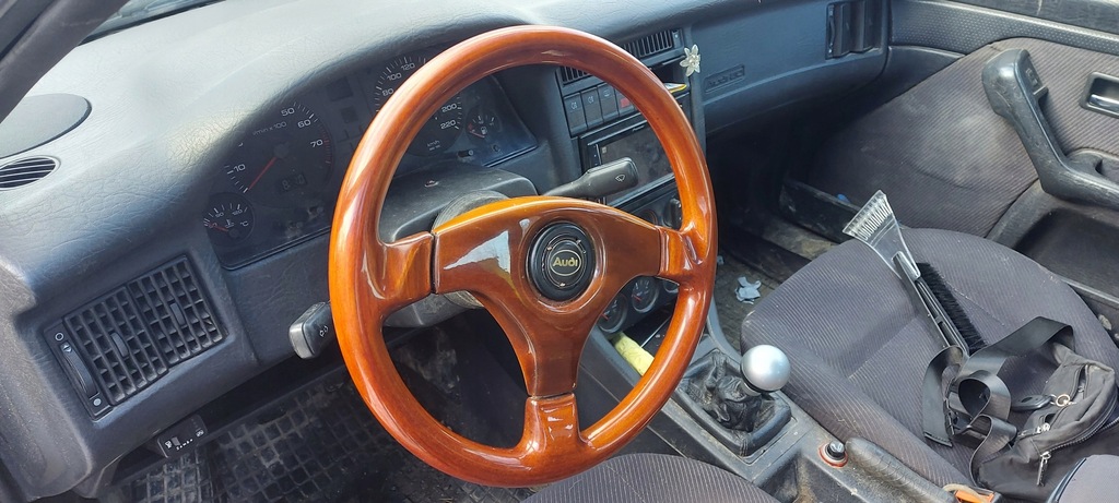 Kierownica drewniana Audi 80 b3 b4 OBA