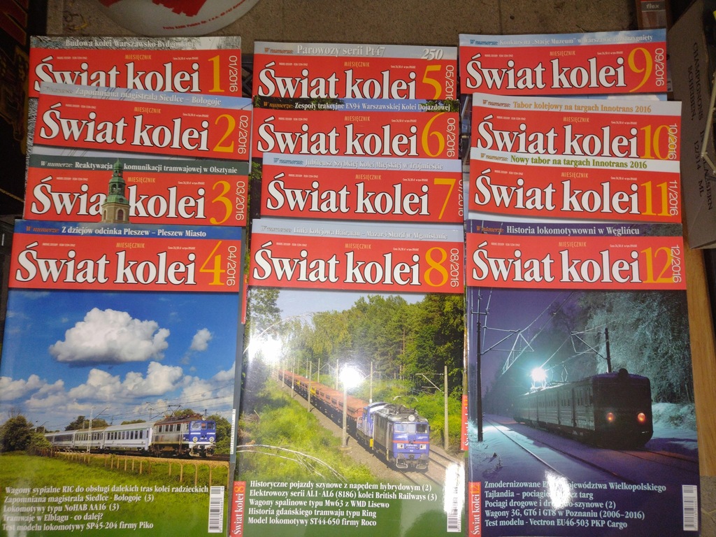 Świat kolei 2016 rok