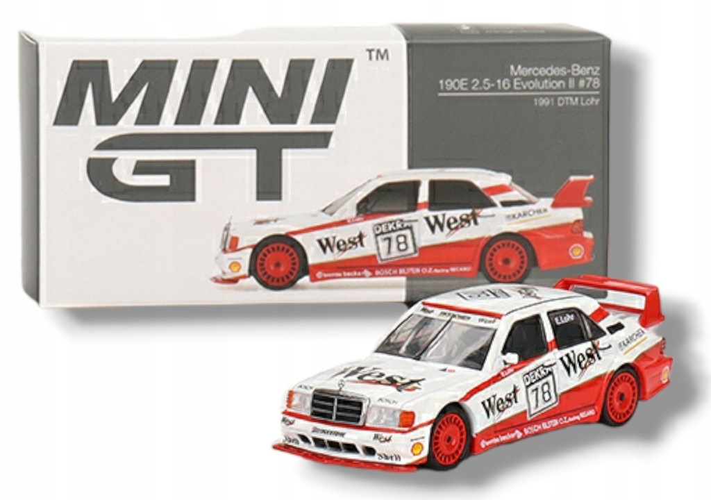 MINI GT Mercedes-Benz 190E 2.5-16 3台セット Mercedes-Benz 190E 2.5-16 AMG/Zung Fu 3 Cars Set MiniGT