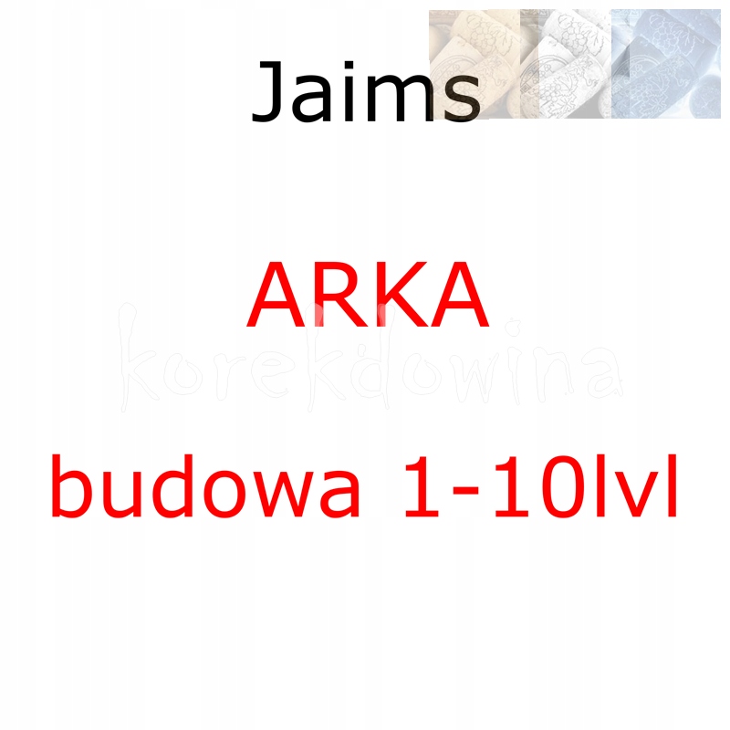 J ARKA budowa 1-10 + towar FOE Jaims FORGE OF EMPIRES