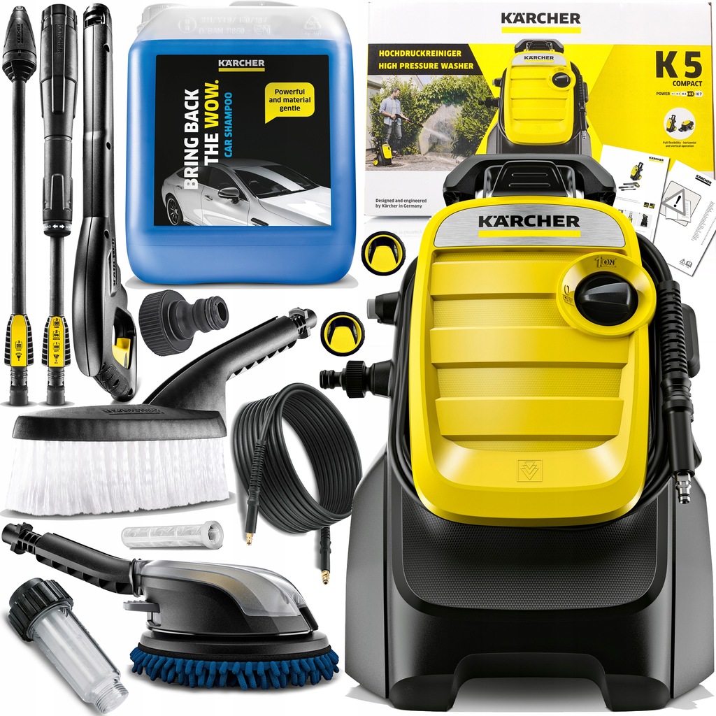 KARCHER K5 COMPACT MYJKA CIŚNIENIOWA GIGA CAR SET 11869909035