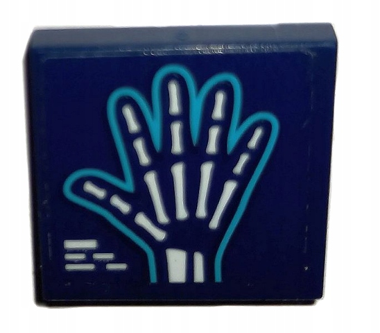 LEGO TILE 2x2 PRZEŚWIETLENIE X-RAY 3068bpb1517