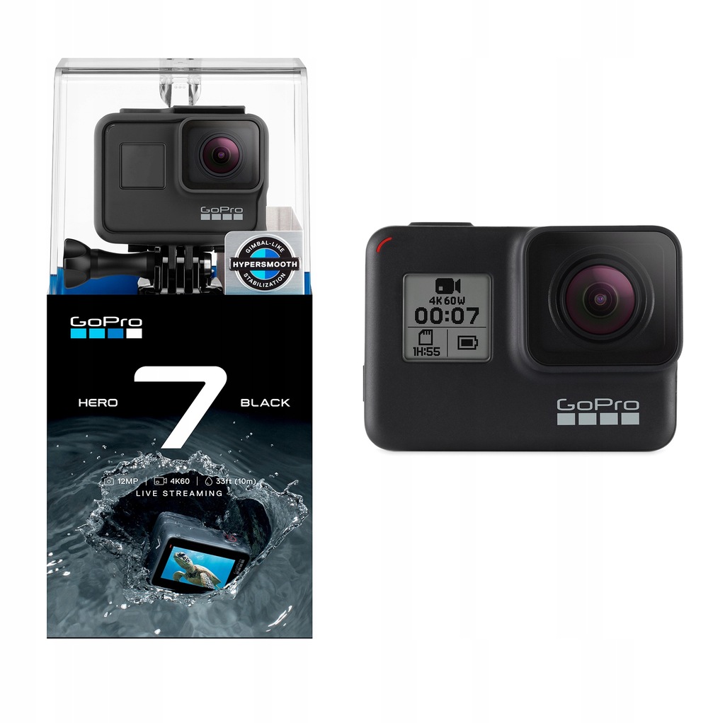 Kamera sportowa GoPro HERO 7 Black WiFi GPS