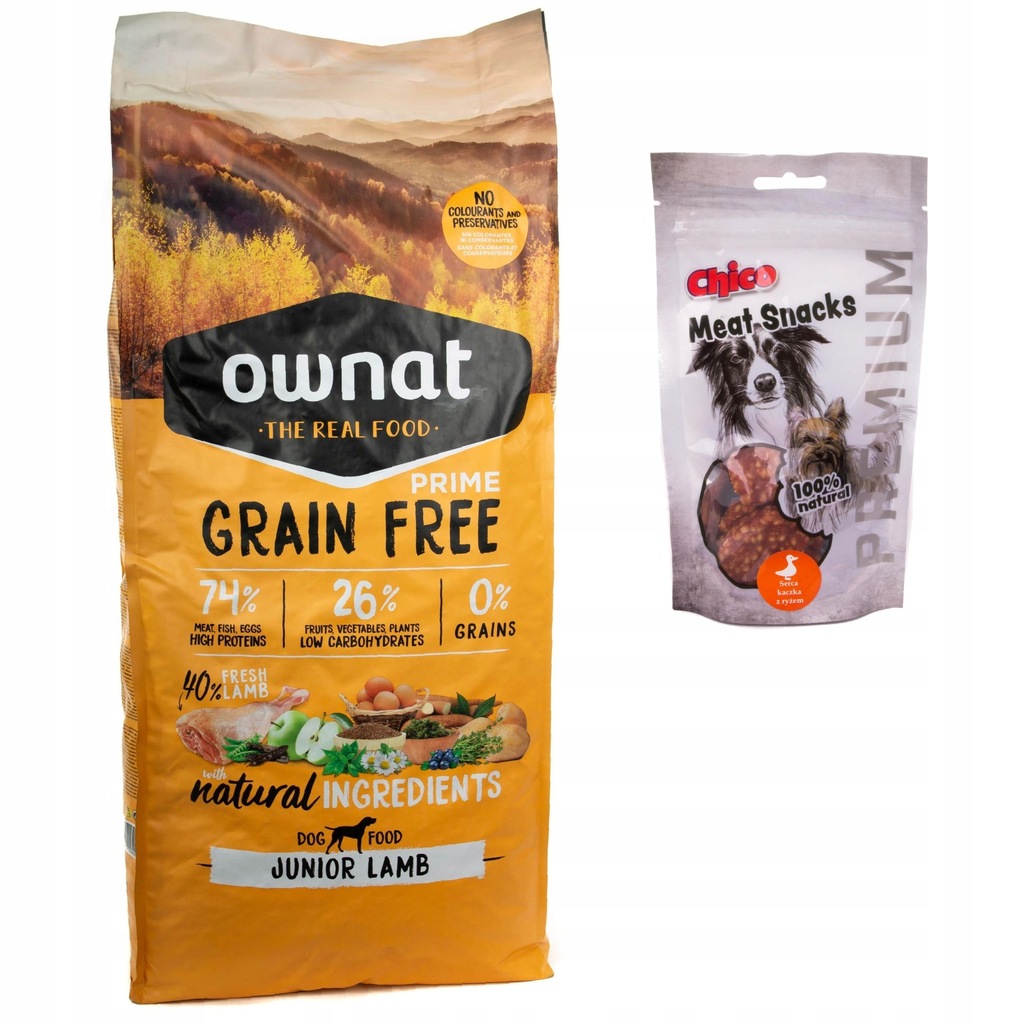 OWNAT GRAIN FREE PRIME Junior Lamb Karma Psa 12kg - 13147411016 ...