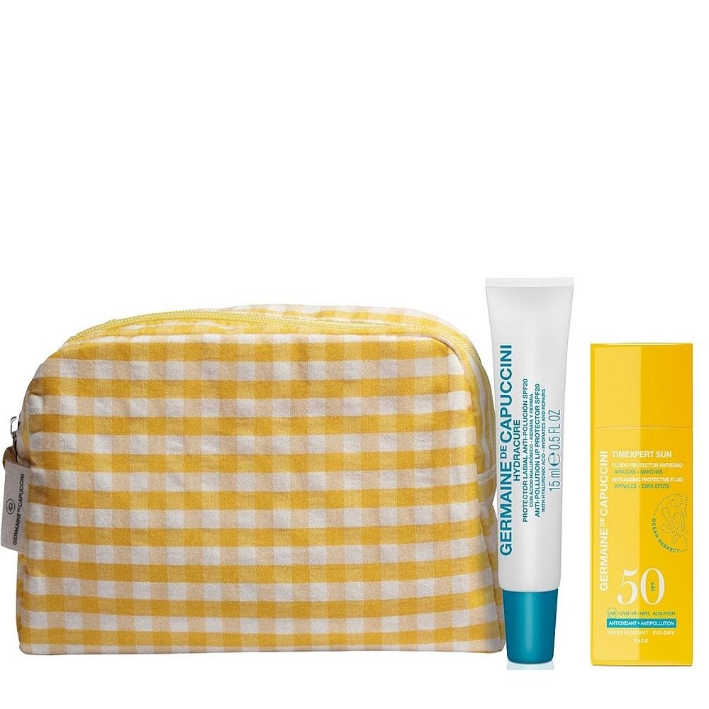 Germaine de Capuccini Zestaw do opalania Krem SPF50 + Balsam do ust SPF20