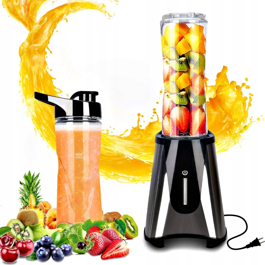 Mini blender do smoothie Collen 300W 2 butelki 11134043512