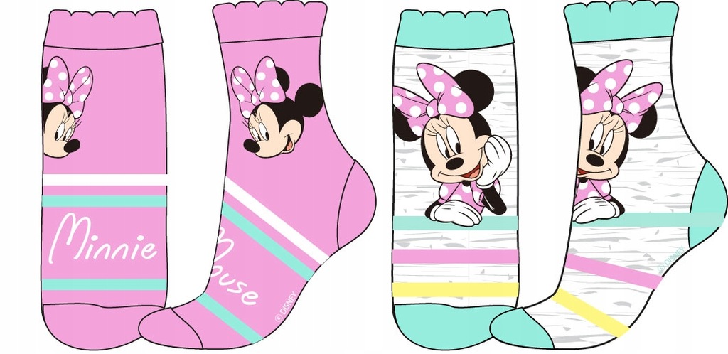 Disney Myszka Minnie skarpetki bawełna _ 31-34