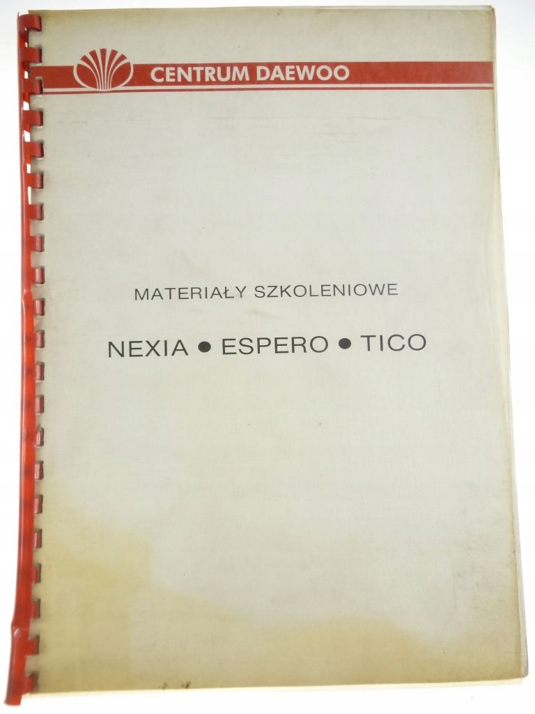 Nexia, Espero, Tico - materiały szkoleniowe