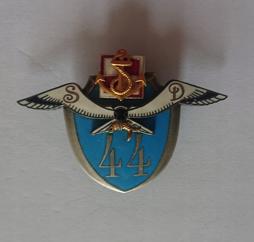 Odznaka 44 Baza Lotnicza Mar Woj - niebieska