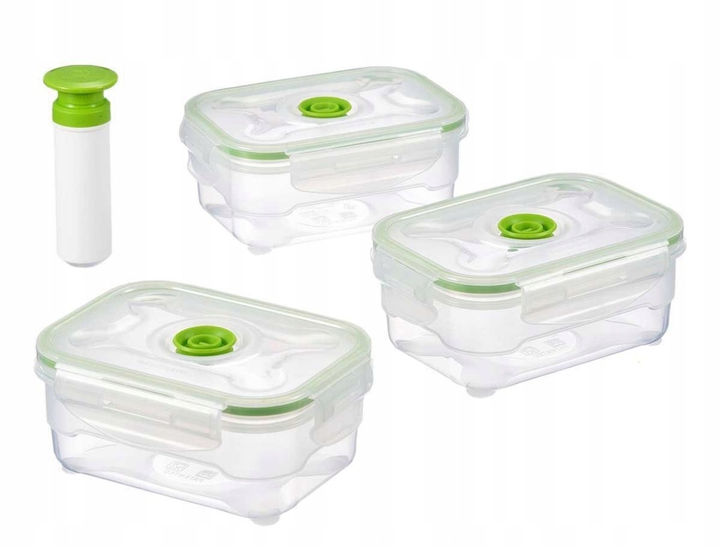 ZESTAW POJEMNIKÓW PRÓŻNIOWYCH FLAVIA 3x600ml