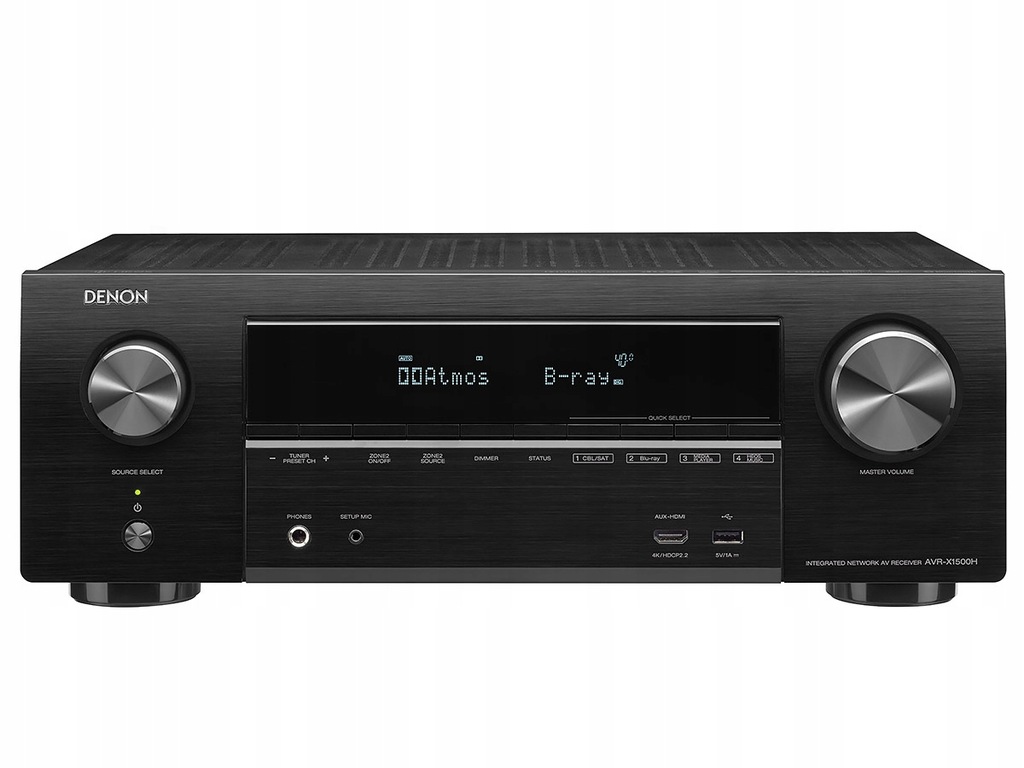 Купить Ресивер Denon AVR-X1500H | AirPlay2 | Спотифай: отзывы, фото, характеристики в интерне-магазине Aredi.ru