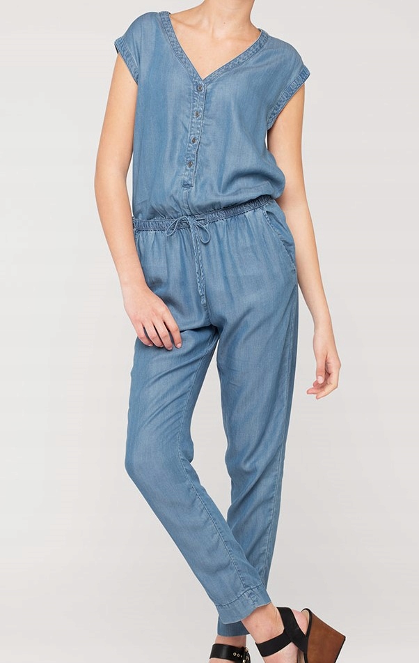 C&A KOMBINEZON z denimu OVERALL 34 BDB