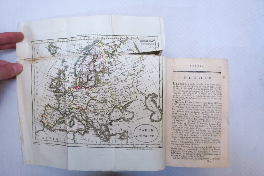 ABREGE GEOGRAPHIE UNIVERSELLE 1803 MAPY MIEDZIORYT