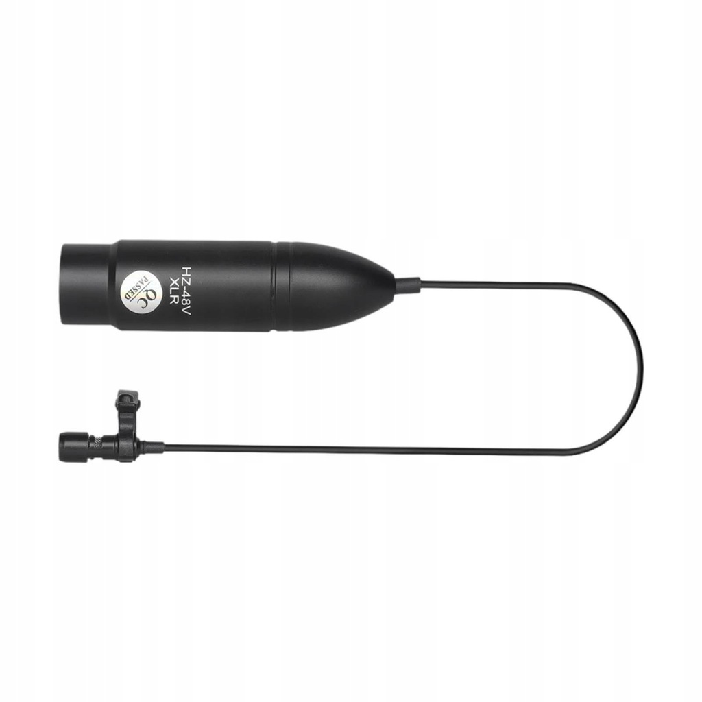 Lapel Microphone Stable Clear Voice XLR Lavalier Microphone for 1.5m