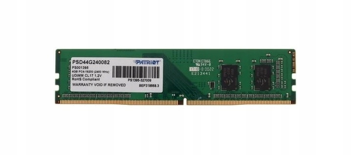 Pamięć Patriot 4GB DDR4 PC4-19200 (2400MHz)
