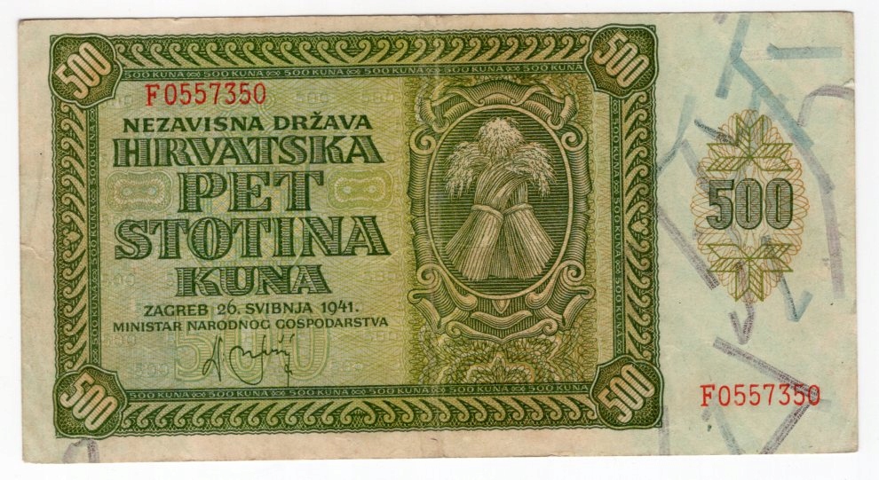 Chorwacja 500 kun 1941
