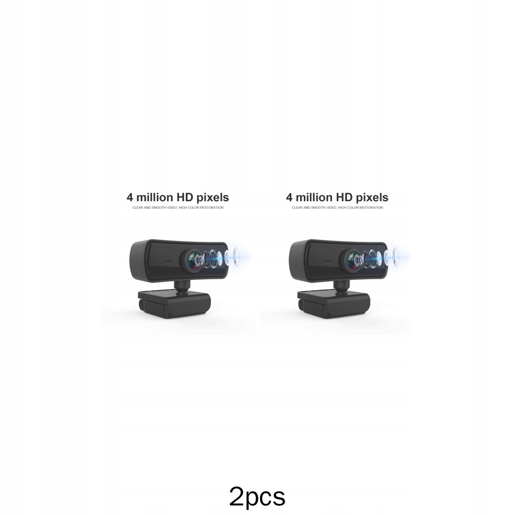 2 x kamera internetowa Wbudowany Mikrofon HD