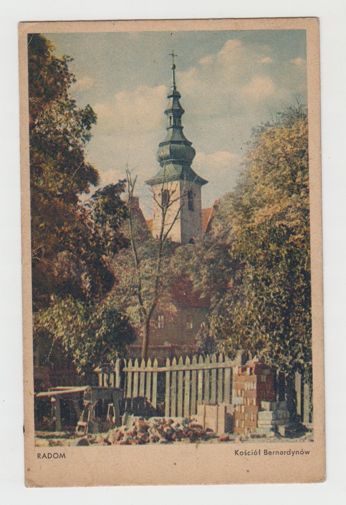 Radom - Kościół Bernardynów, Kamiński, ok. 1940