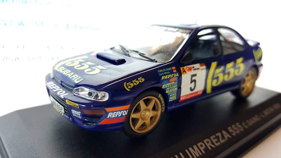 Subaru Impreza WOŚP 2018 Ed model 1/43 SAINZ 555